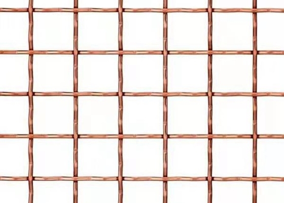 Cavo unito di rame/d'ottone Mesh Square Opening Acid Resistant per i Governi