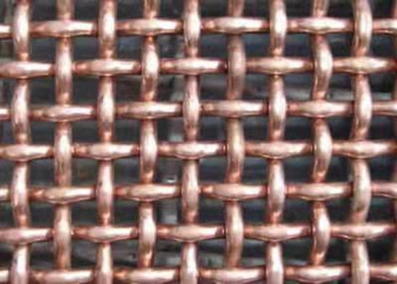 Cavo unito di rame/d'ottone Mesh Square Opening Acid Resistant per i Governi
