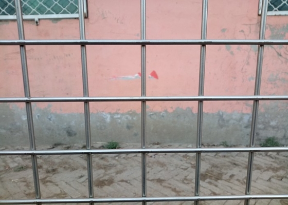 Cavo saldato Mesh Panel di acciaio inossidabile 1 x 1 colore dell'argento di 12 calibri