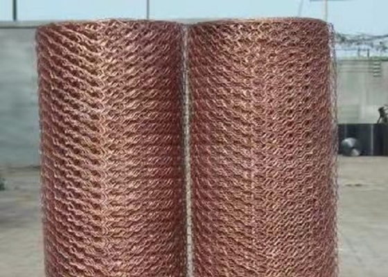 Larghezza esagonale d'ottone/di rame della rete metallica 0.5-2m per protezione
