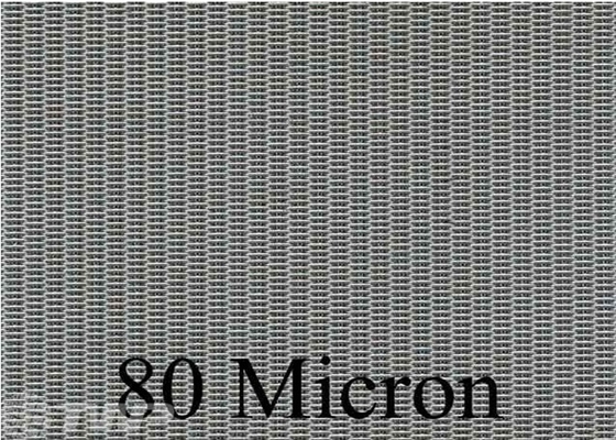 Micron olandese 24x110 di Mesh Filter Cloth 80 del cavo di acciaio inossidabile del tessuto
