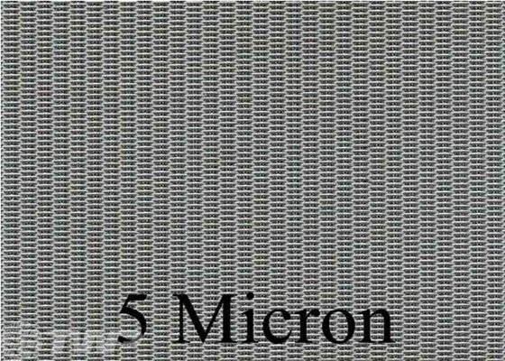 T316 200x1400 Mesh Dutch Weave Screen Mesh, tessuto del filtro da 5 micron