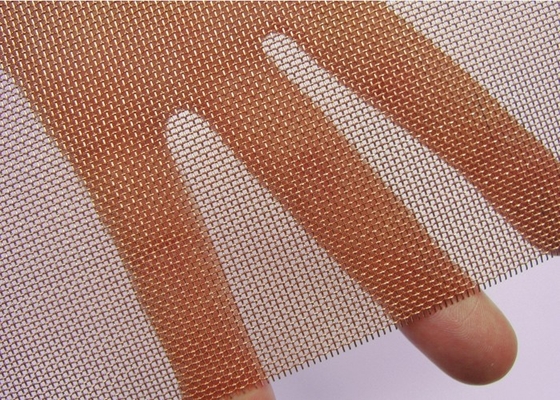 Rame fine Mesh Fabric, 60 maglia 80 Mesh Copper Shielding Mesh Wear resistente