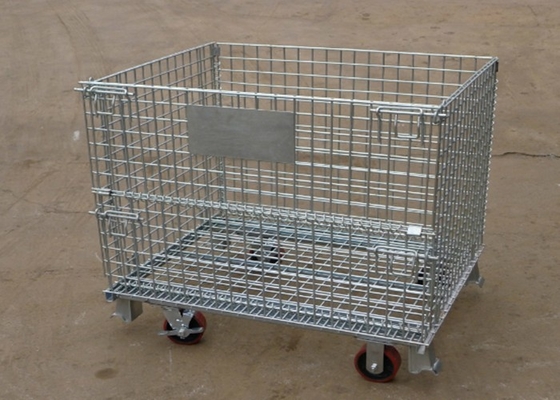 Metallo Mesh Storage Containers, cavo Mesh Storage Boxes di volume d'affari