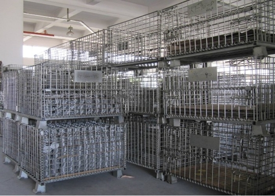 Il cavo industriale accatastabile Mesh Containers Powder Coated ISO9001 ha approvato
