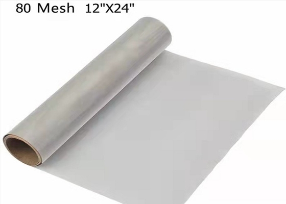 cavo Mesh Roll 80X80 Mesh For Sieving/filtraggio di acciaio inossidabile di 1M X 100F