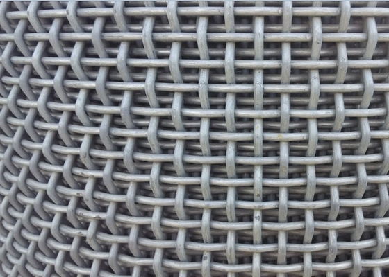 l'acciaio 65mn ha unito il cavo Mesh Square Hole Length Customized per setacciare