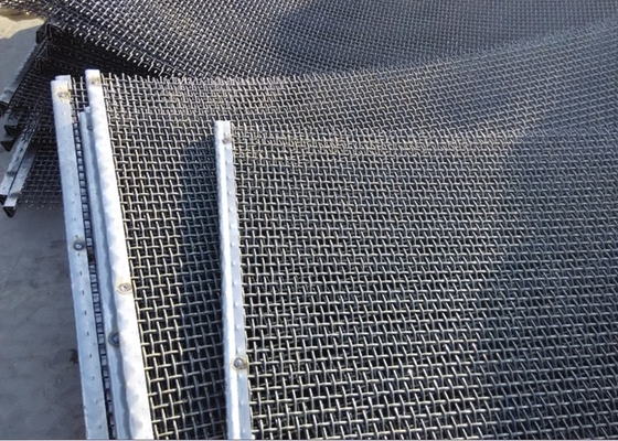 l'acciaio 65mn ha unito il cavo Mesh Square Hole Length Customized per setacciare