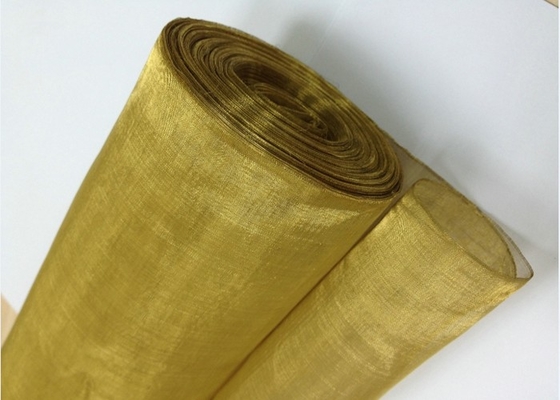 Rete metallica d'ottone decorativa SWG37 50X50 Mesh Golden/colore giallo