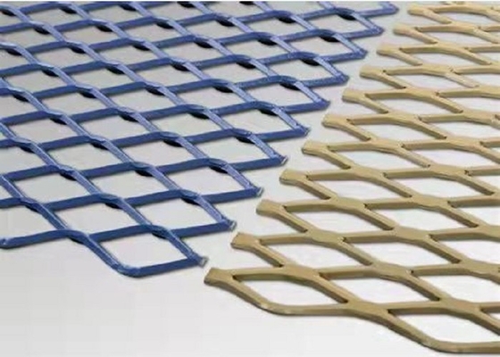 Il metallo in espansione di alluminio Mesh Sheet Diamond Shaped Patterns ISO9001 ha approvato