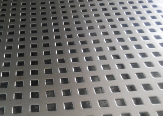 Metallo perforato Mesh Sheet Stainless Steel del foro quadrato 304 316 304L 316L