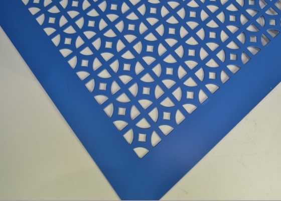 Strato di alluminio perforato esagonale, maglia di alluminio perforata di larghezza di 1m 1.22m