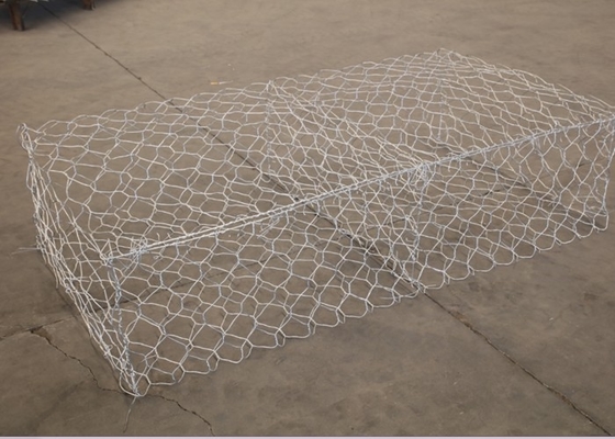 Gabbione del sacco del calibro di cavo di Mesh Gabion Basket 2.0-4.0mm del filo zincato