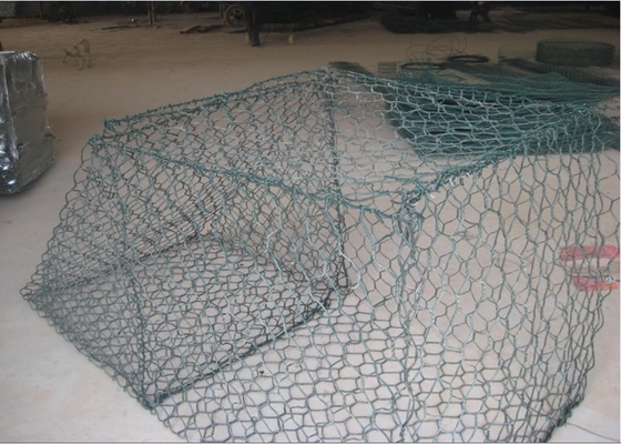 Gabbione del sacco del calibro di cavo di Mesh Gabion Basket 2.0-4.0mm del filo zincato