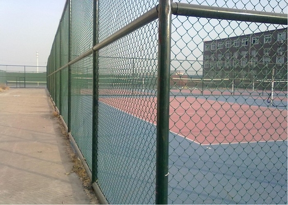 protezione di sicurezza di Mesh Fence Metal Material For del cavo del collegamento a catena di 2.0-4.8mm