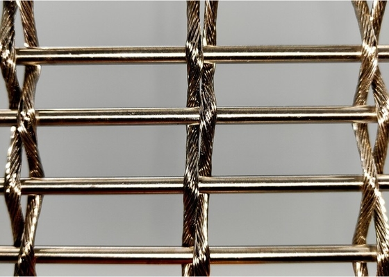 maglia metallica architettonica tessuta 10m/Mesh Curtain For Construction decorativo