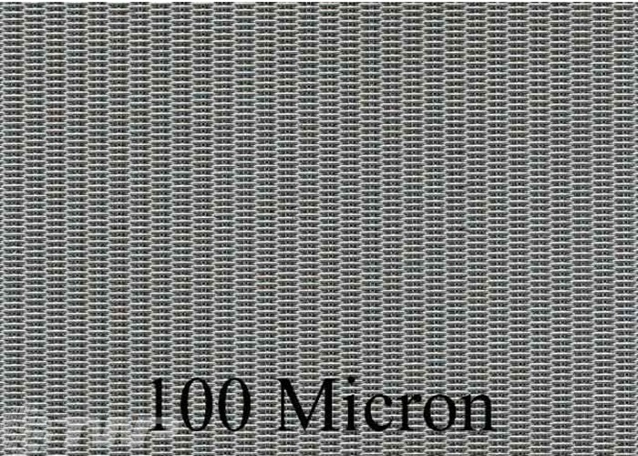T304 / La maglia olandese 20x250 del tessuto della pianura T316 ingrana il tessuto filtrante da 100 micron