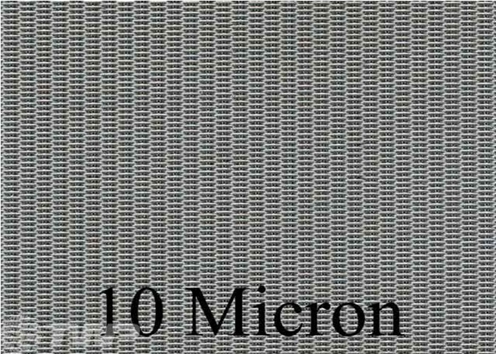 maglia 165x1400 tela metallica olandese del tessuto tessuto filtrante/T316 da 10 micron