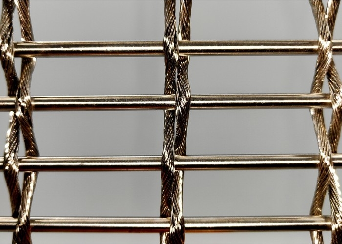 maglia metallica architettonica tessuta 10m/Mesh Curtain For Construction decorativo