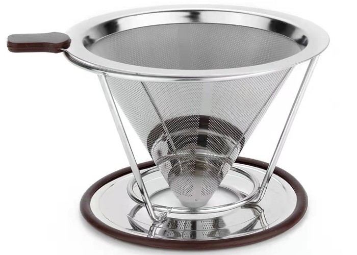 La saia tesse il prodotto su misura freddo del filtro da caffè di miscela di acciaio inossidabile 304